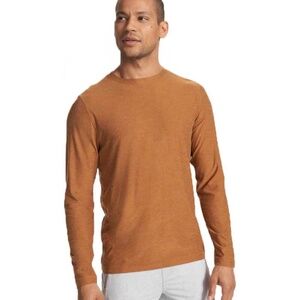 Vuori Shirt Strato Tech NWOT — Mens Large Autumn Heather — Long Sleeve Crew Tee